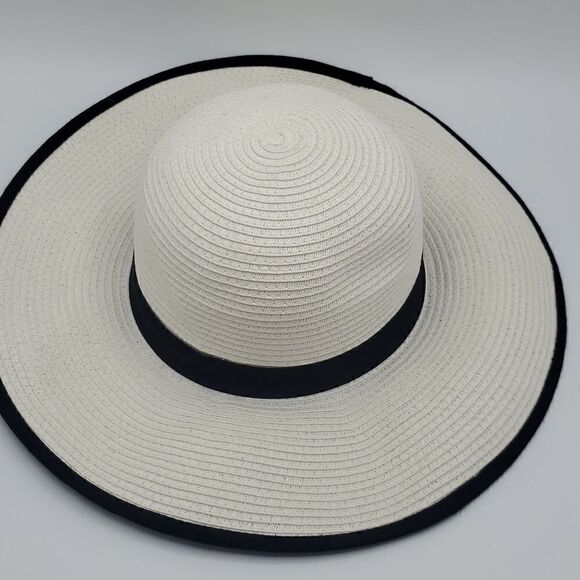 K Accessories White Ivory Floppy Hat - Picture 8 of 15